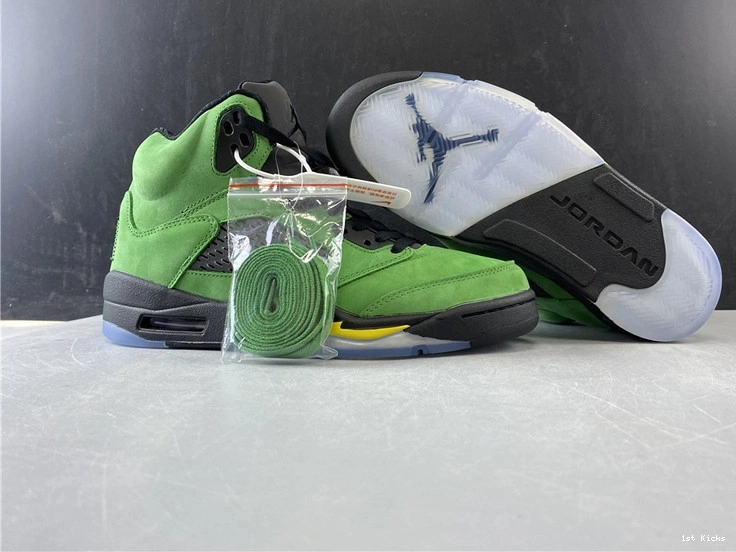 Jordan Air 5 “Oregon” CK6631-307  0105